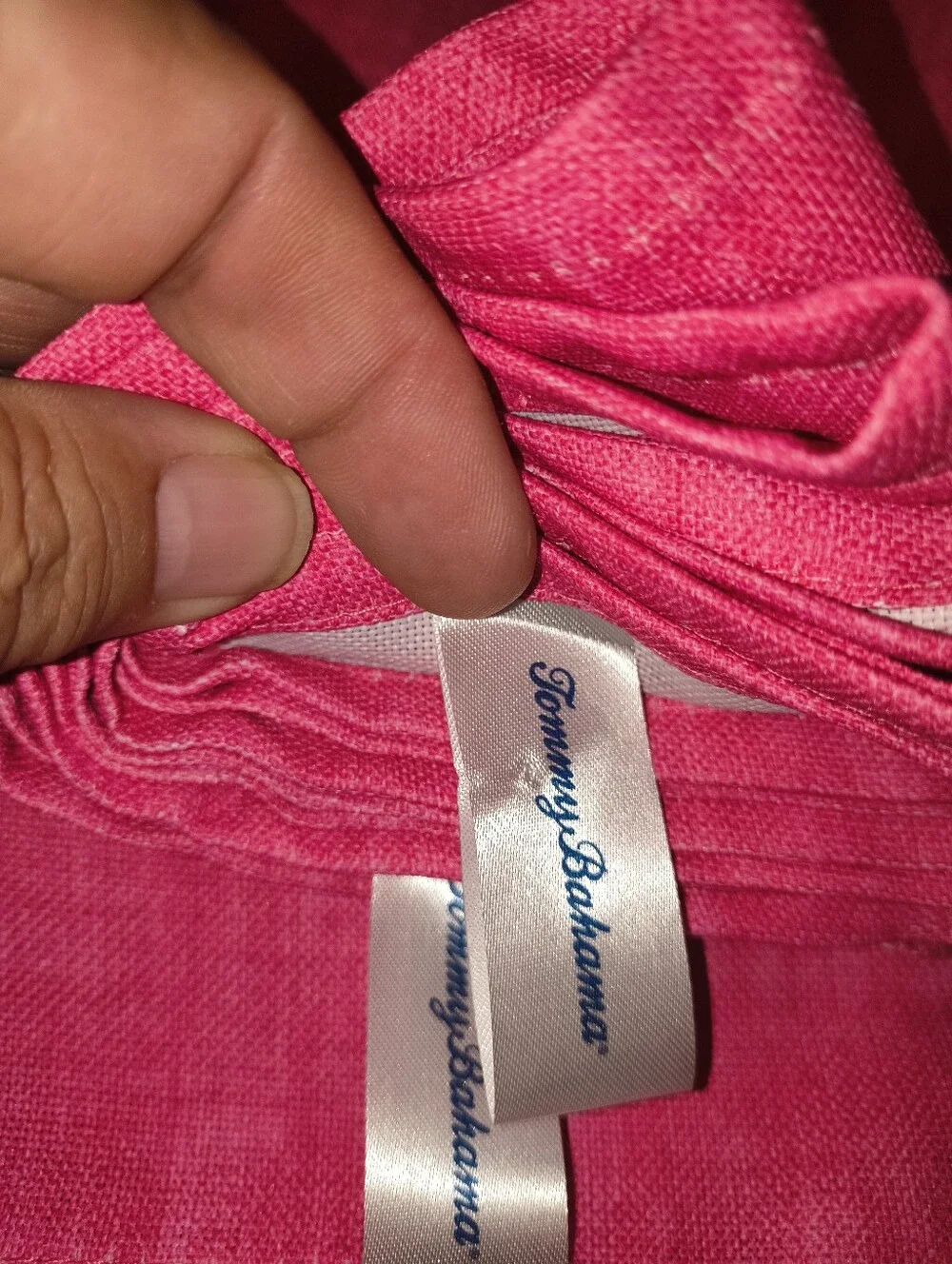Bright Pink Tommy Bahama Napkins